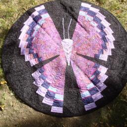Woodland Butterfly - Fabric Wall Hanging Living Room House Warming Gift