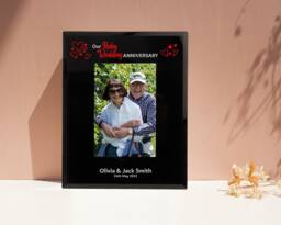Personalised Our Ruby Wedding Anniversary Photo Frame 6x4 7x5 40Th Gift