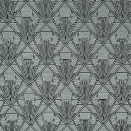 Large Art Deco Cushion, Pillow Cover, Green Velvet Single Or Double Sided Gatsby, 19 Inch Square - thumbnail 3