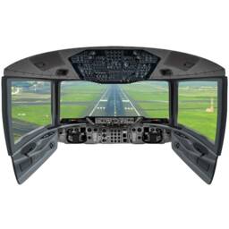 Aviation Wall Art - Cockpit Decal Window Mural - Airplane Runway Decor Vinyl Vwaq Cp1 - thumbnail 2