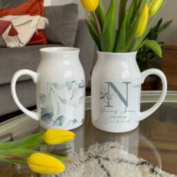 Personalised Mother's Day Jug - Vase Gift Nan Gifts Mum For Gardening Flower - thumbnail 1