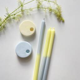 Thin Dip Dye Stick Candles, Colorful Long Gift Idea, Pastel Colors - thumbnail 3
