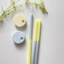 Thin Dip Dye Stick Candles, Colorful Long Gift Idea, Pastel Colors - thumbnail 4