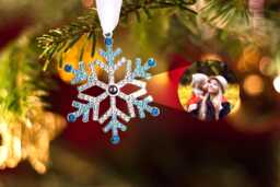 Custom Photo Projection Ornament Personalized Christmas Decor Best Gift For Her