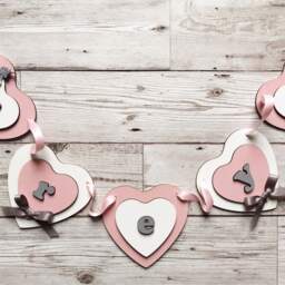 Personalised Bunting - Baby Wooden Unicorn Girl Gift Boy New Nursery Decor - thumbnail 2