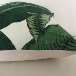 Swaying Palms Linen Pillow Cover Tommy Bahama Beach House Decor - thumbnail 2