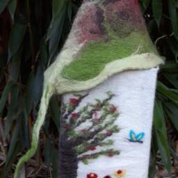 Seasonal Light Felted, Night Lamp, Children Sleep Lamp - thumbnail 3