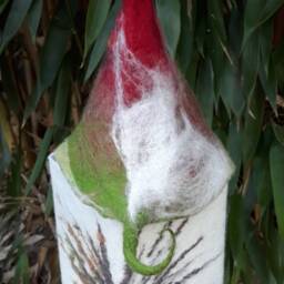 Seasonal Light Felted, Night Lamp, Children Sleep Lamp - thumbnail 2