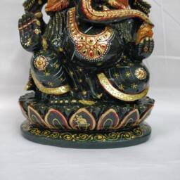 Jade Ganesha, Religious Spiritual Gemstone Ganesh, Ganesh Statue, Ganesha Figurine, Lord Prayer Statues, Gifting Ideas, Gem Statues - thumbnail 3