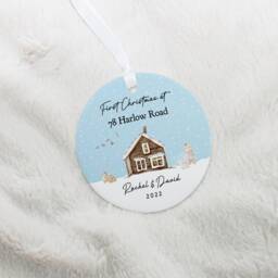 First Christmas in New Home Decoration, Ornament, Bauble, Tree Gifts - thumbnail 3