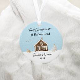 First Christmas in New Home Decoration, Ornament, Bauble, Tree Gifts - thumbnail 2