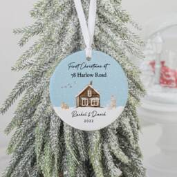 First Christmas in New Home Decoration, Ornament, Bauble, Tree Gifts - thumbnail 1