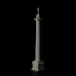 Vend??me Column Napoleonic Monument Scale Model, Paris Landmark, Neoclassical Architecture, Detailed Resin Model - thumbnail 2