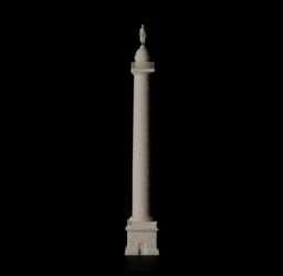 Vend??me Column Napoleonic Monument Scale Model, Paris Landmark, Neoclassical Architecture, Detailed Resin Model - thumbnail 1