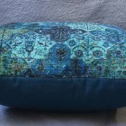 Gp & J Baker Sampul Peacock & Omega Velvet Cushion Cover 45x45 cm - thumbnail 2