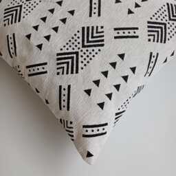 Moroccan Velvet Cushion Cover, Handmade Brocade White Pillow Case, Decorative 20''x20''/50x50 cm - thumbnail 3