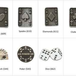 Playing Cards & Poker Luxury Wooden Or Leatherette Pen Case With Matching Free Engraving Hearts Spades Clubs Flush Gift - thumbnail 2