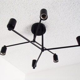 Modern Flush Mount - 6 Arm Crossover Ceiling Light Living Room Dining Bedroom Kitchen Ul Listed - thumbnail 3