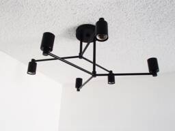 Modern Flush Mount - 6 Arm Crossover Ceiling Light Living Room Dining Bedroom Kitchen Ul Listed