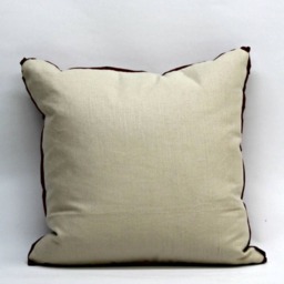 Coral, Ivory Custom Decorative Pillow Cover, Gorgeous Throw Floral, Size 20 - thumbnail 2