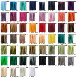 Faux Silk/Art Silk Curtains - Rod Pocket, Grommet, Box Pleat, Three Pinch Pleat, Tab Top, Plain Ring TopPlease Mention Color Name in Order Note - thumbnail 1