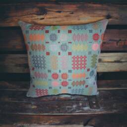 Welsh Tapestry Cushion Cover Handmade Heritage Pillow - thumbnail 2