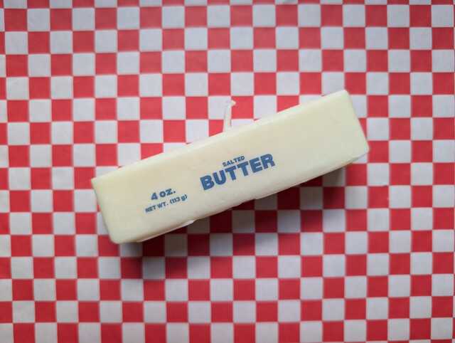 Hand Made Butter Candle, Realistic Food Stick Housewarming Gift, Gift Candle