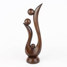 Abstract Family Sculpture, Wooden Sign, Is Everything, Wood Carving, Big Ornaments, Custom Statue - thumbnail 3