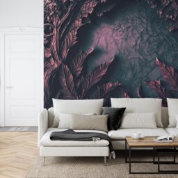 Medieval Texture Mural, Vintage Style Wallpaper, Peel & Stick Wall Decal - thumbnail 2