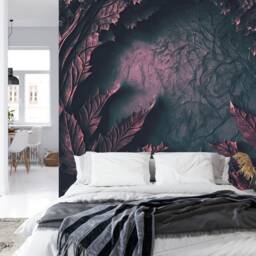 Medieval Texture Mural, Vintage Style Wallpaper, Peel & Stick Wall Decal - thumbnail 3