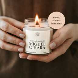 Miguel O'hara Candle, Spiderman 2099 Gift, Luxury Soy Wax - thumbnail 2