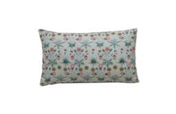 William Morris Daisy Cushion, Light Blue Floral Lumbar Pillow Cover 12x20, Cottagecore Decor