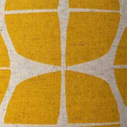 Handmade Japanese Cotton Lampshade - Modern Geometric Yellow Ceiling Or Table Lamp Shade Made in UK - thumbnail 3