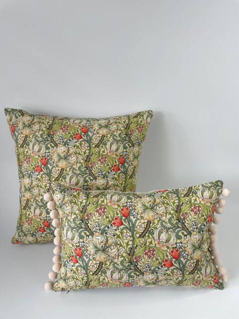 William Morris Golden Lily Handmade Cushion Covers - image 1