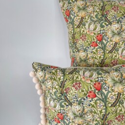 William Morris Golden Lily Handmade Cushion Covers - thumbnail 2