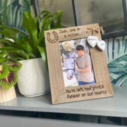 Horse Memorial Picture Frame - Loss/in Memory Personalised 6x4 - thumbnail 2