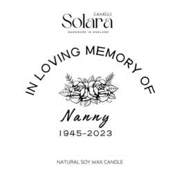 Tribute Candle For A Special Person, Personalized Memorial Gift in Memory Of Loved One, Comforting Sympathy Remembrance Funeral - thumbnail 2