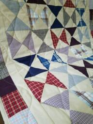 Memory Blanket/Remembrance Quilt Tee Shirt Blanket T-Shirt Blanket/ Clothing Tie