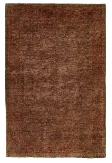 4x6 Purple & Rose Turkish Overdyed Rug - image 1