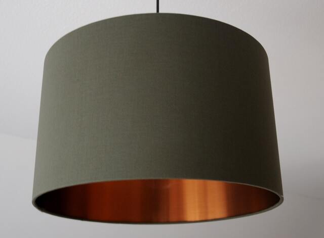 "Lampshade ""Khaki-Copper" - image 1