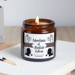 Sherlock Holmes Soy Candle Bookish Gift For Literary Lovers - thumbnail 3