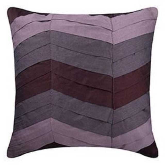 "Decorative Plum Purple Throw Pillow For Bed 24""x24""/26""x26" - image 1