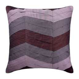 "Decorative Plum Purple Throw Pillow For Bed 24""x24""/26""x26" - thumbnail 2