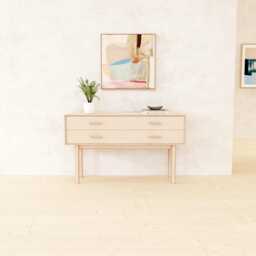 Wooden Console Table With Storage Drawers, Entryway Organiser, Hallway, Sideboard Cabinet, Handmade Bespoke Birch Plywood, Chest Of Drawers - thumbnail 2