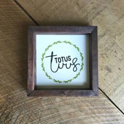 Made To Order. Totus Tuus. Wall Decor. Religious Farmhouse Style. Wooden Sign. Easter Gift. Saint John Paul Ii. Mary. Gifts Under 25 - thumbnail 3