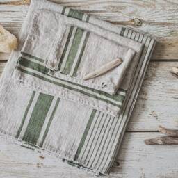 French Style Linen Towels, Thick Towels in Various Colors, Farmhouse Natural Hand Sauna Towels - thumbnail 3