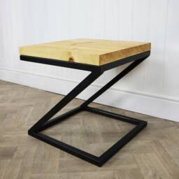 Z Floating Side Coffee Table - Welded Box Steel Customisable - thumbnail 2