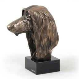 Afghan Hound, Dog Marble Statue, Limited Edition, Artdog. Made Of Cold Cast Bronze. Perfect Gift. Limited Edition - thumbnail 2