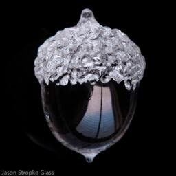 Solid Glass Acorns Decor, Set Of Two By Jason Stropko - Acorn - thumbnail 2