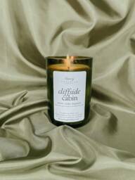 Cliffside Cabin Wine Bottle Candle - Vetiver & Bergamot - thumbnail 1
